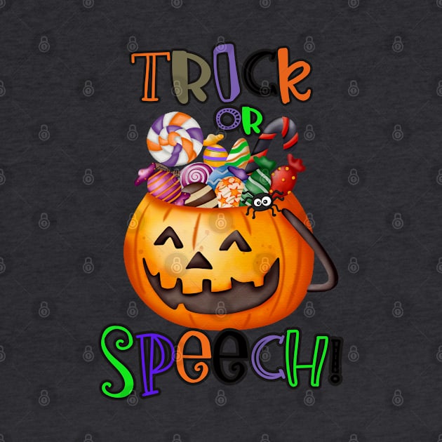 Trick or Speech Jack o lantern by Daisy Blue Designs